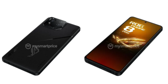 华硕ROG游戏手机8 Pro官方渲染图流出,展示个性风格的“光显矩阵”成亮点