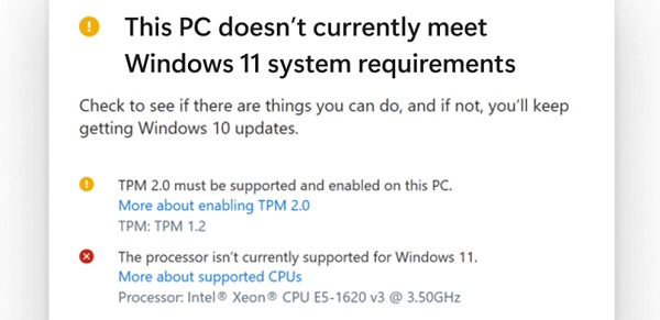 为何有CPU限制在升级Win11时？