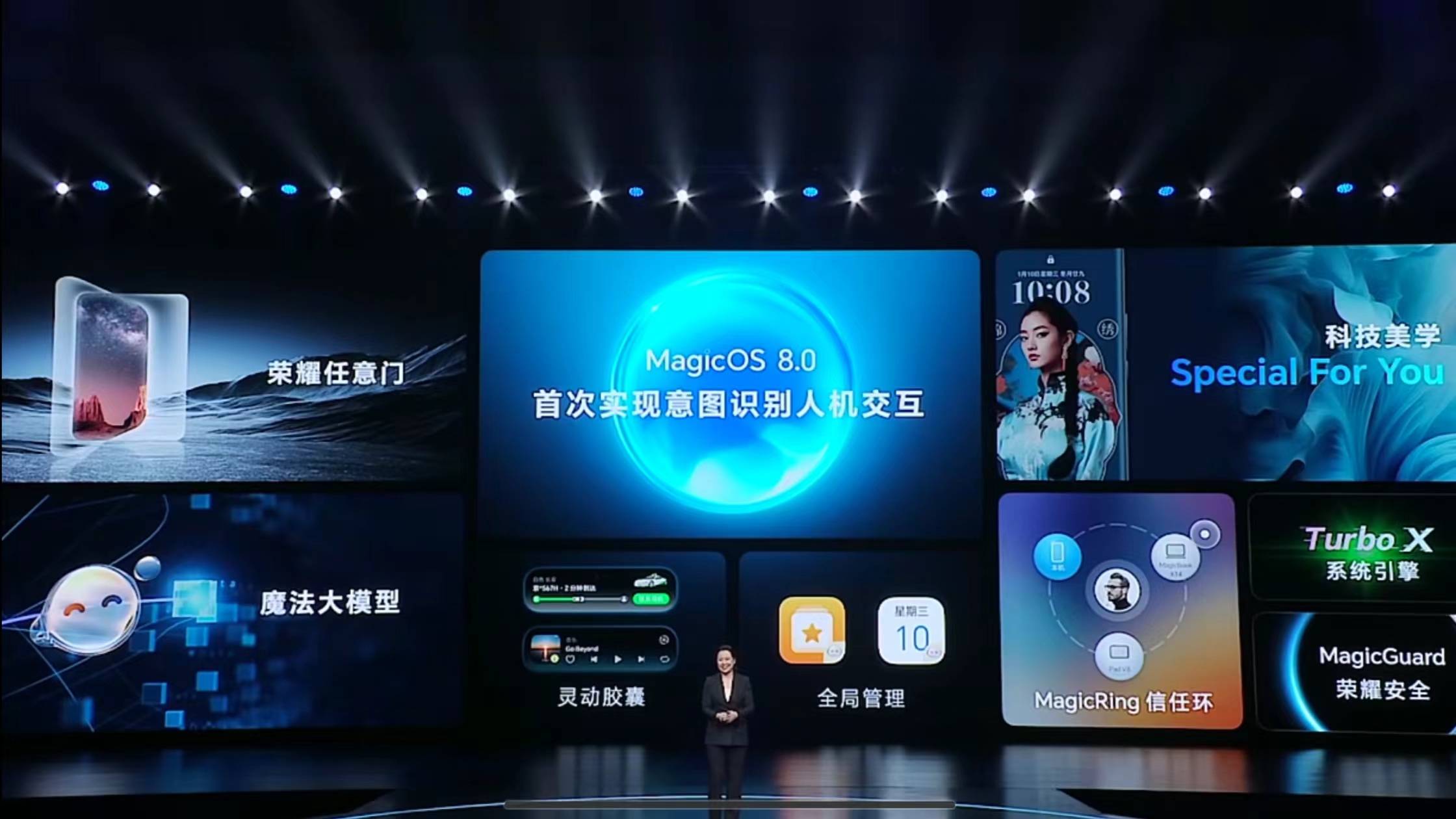 荣耀MagicOS8.0发布:颠覆苹果人机交互,走出华为的影子