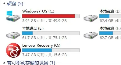 win7纯净版安装后C盘占用多少空间