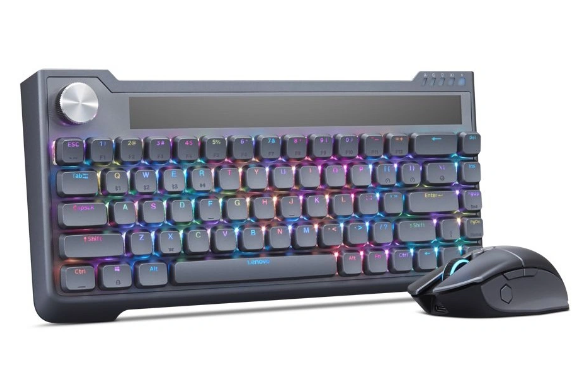 太阳能与手摇发电打造的联想CES 2024展示无需充电的键鼠套装