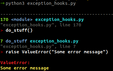 涨知识！Python 的异常信息还能这样展现