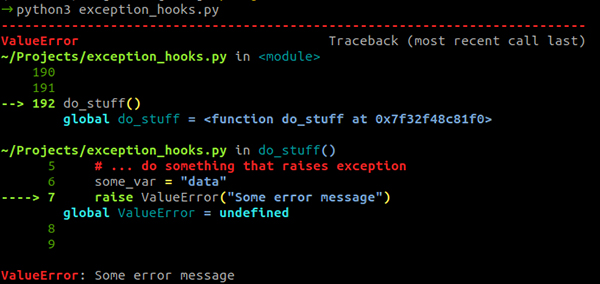 涨知识！Python 的异常信息还能这样展现