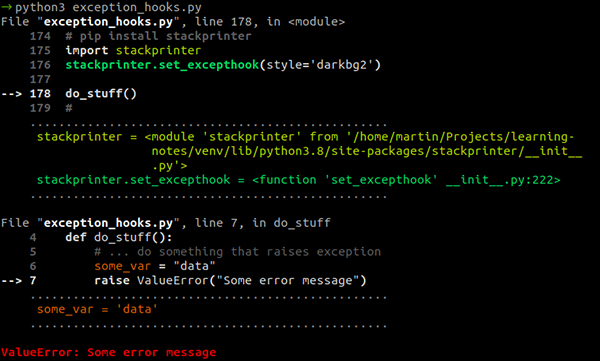 涨知识！Python 的异常信息还能这样展现