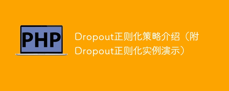 Dropout正则化策略介绍（附Dropout正则化实例演示）
