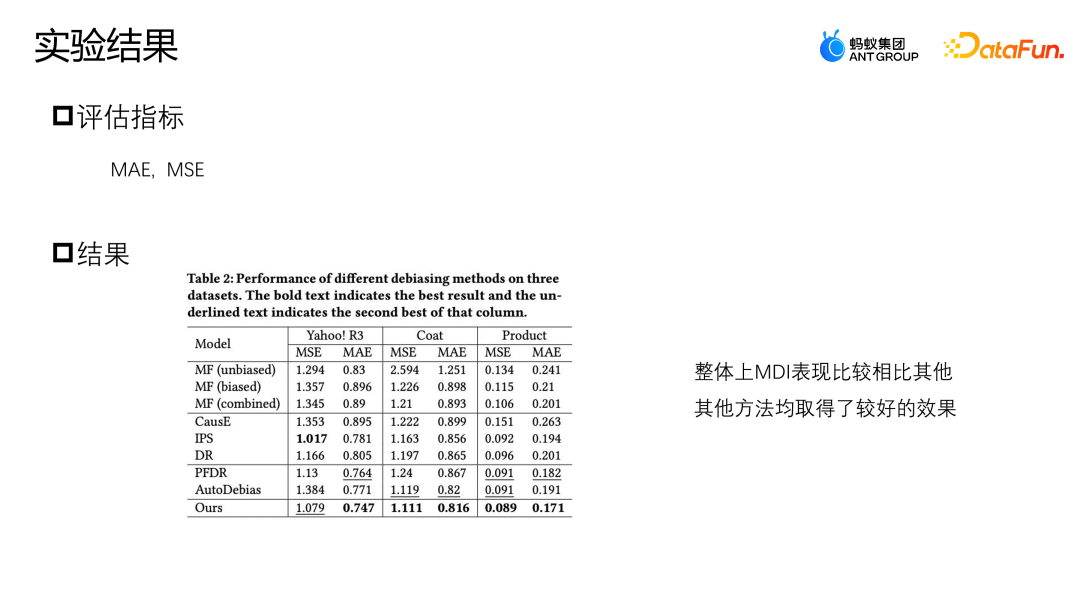 蚂蚁营销推荐场景上的因果纠偏方法
