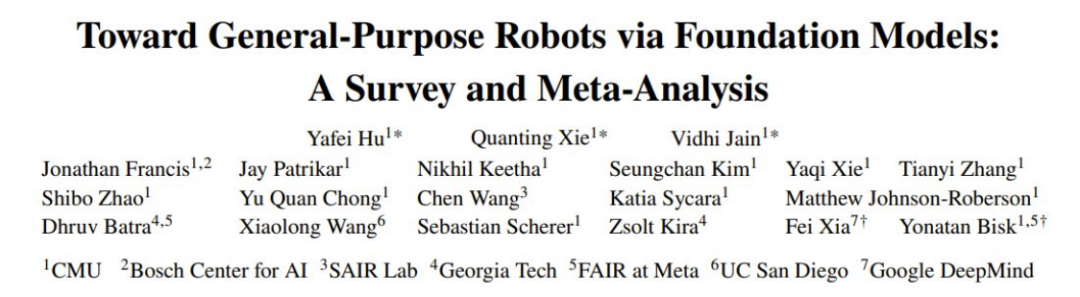 揭示基础模型与机器人发展历程的综述