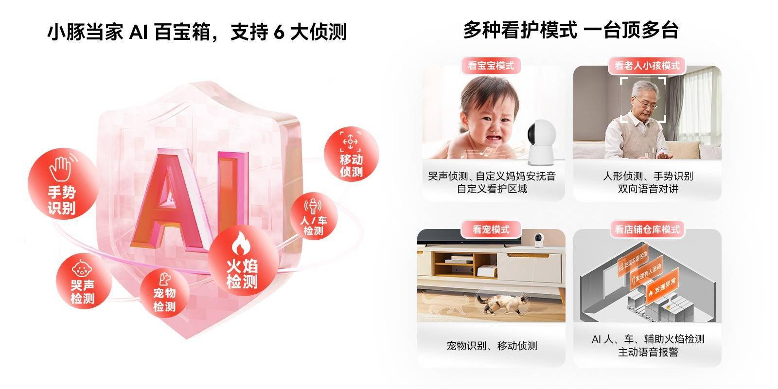 AI小战士,全能看家!小豚当家智能摄像头2 开启预售