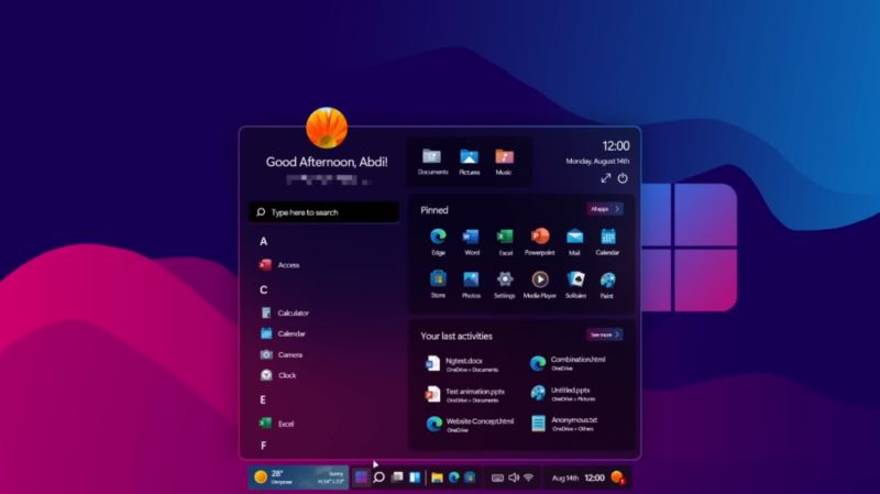 概念版Windows12上机，已是果子的形状了