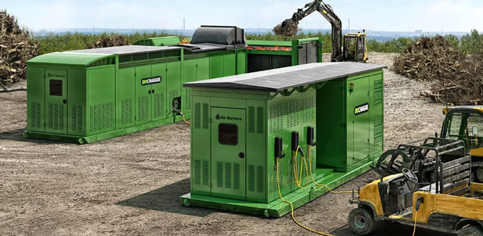 推出用于林场作业的汽车充电器 BioCharger，利用木柴发电