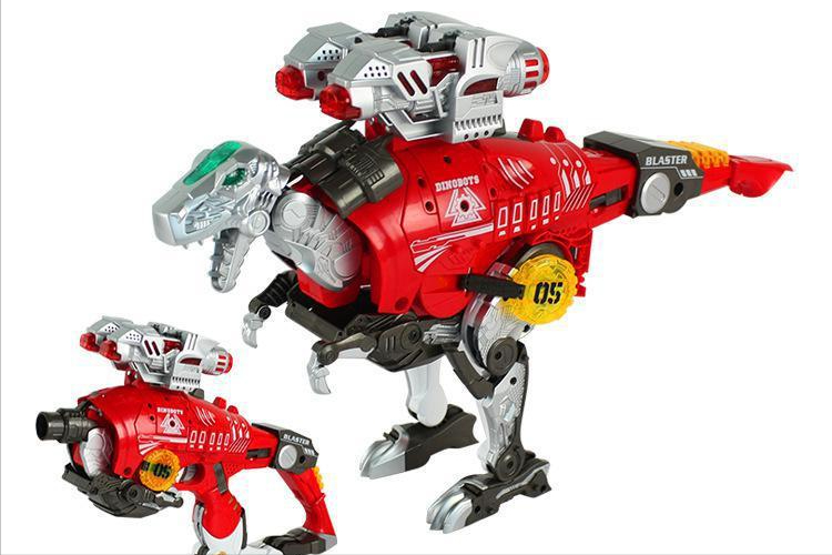 恐龙变形成‘枪’形态，却拥有合体机器人的秘密，神奇科技曝光！