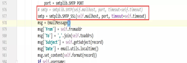 Python配置邮件发送日志