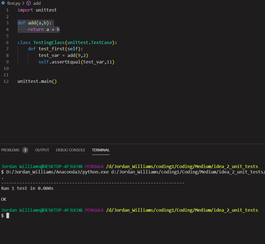 Python测试 | 在python中创建单元测试