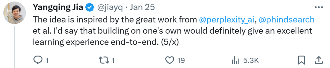 500行代码构建对话搜索引擎,贾扬清被内涵的Lepton Search真开源了