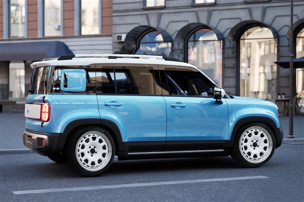 上汽通用五菱全新悦也PLUS官图曝光,方盒子造型引领时尚潮流