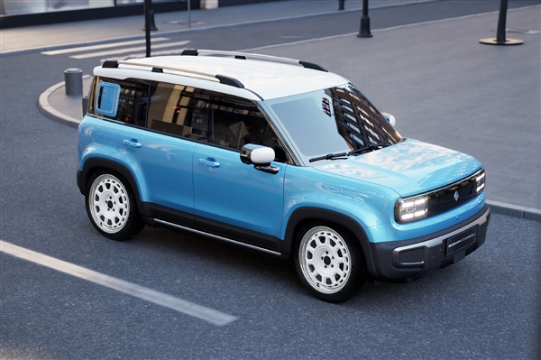 上汽通用五菱全新悦也PLUS官方图曝光，时尚方盒子造型领先潮流