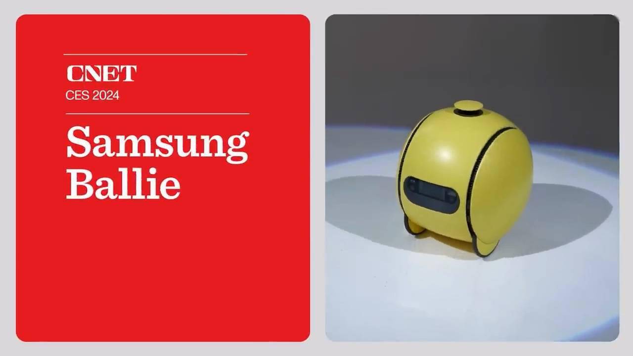 你的私人家庭伴侣,三星再次展示家用投影机器人 Ballie