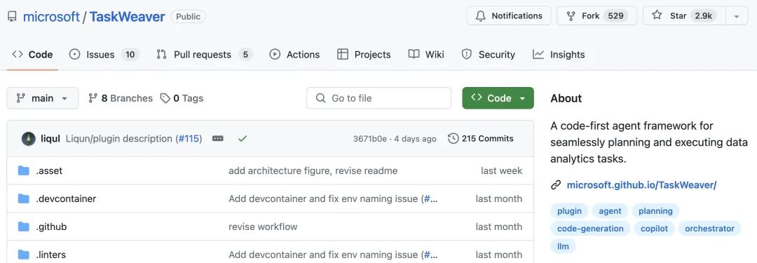 微软TaskWeaver开源框架:携手数据分析与行业定制,打造顶级Agent解决方案