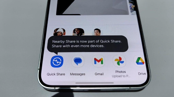 三星Quick Share升级:整合谷歌Nearby Share,分享更强大