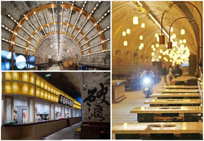 防空洞里的餐厅擁有15台擎朗助力效能提升的机器人