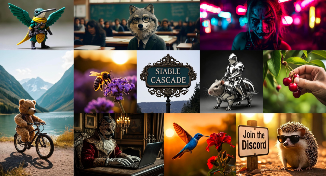 生成速度快SDXL一倍,9GB GPU也能运行,Stable Cascade来搞性价比了