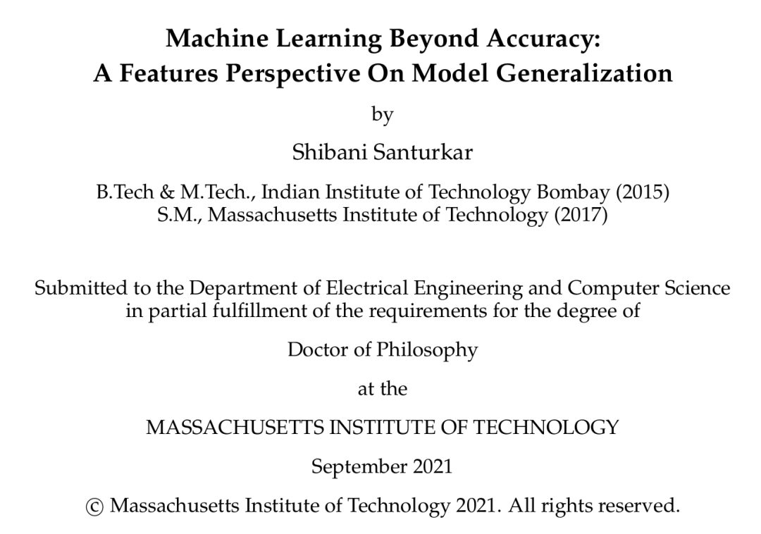 第三届AAAI/ACM SIGAI博士论文奖出炉，MIT博士260多页论文探索模型泛化