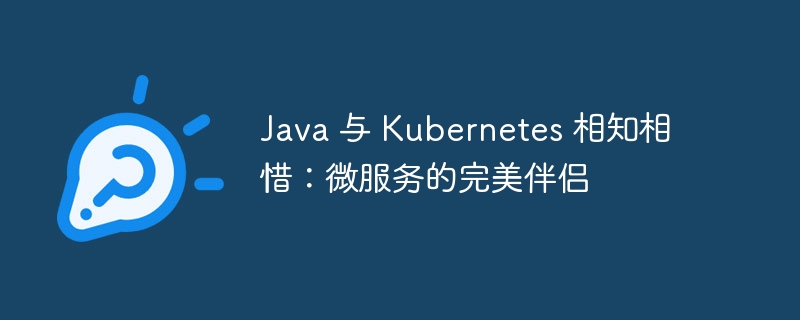Java 与 Kubernetes 相知相惜:微服务的完美伴侣