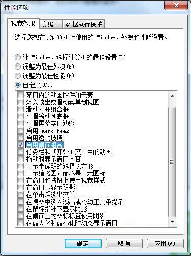 Win7任务栏预览缩略图没了怎么解决?