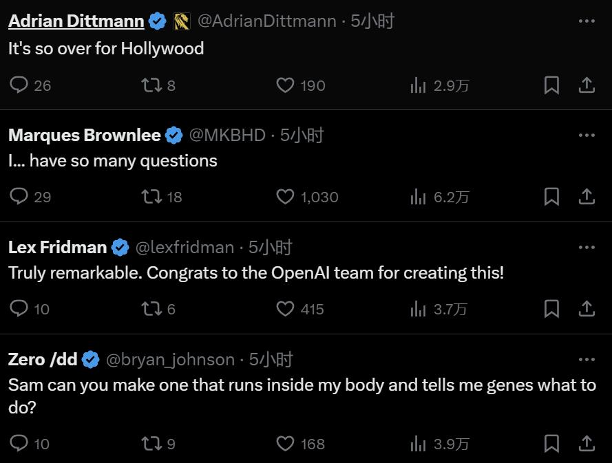 春节大礼包！OpenAI首个视频生成模型发布，60秒高清大作，网友已叹服