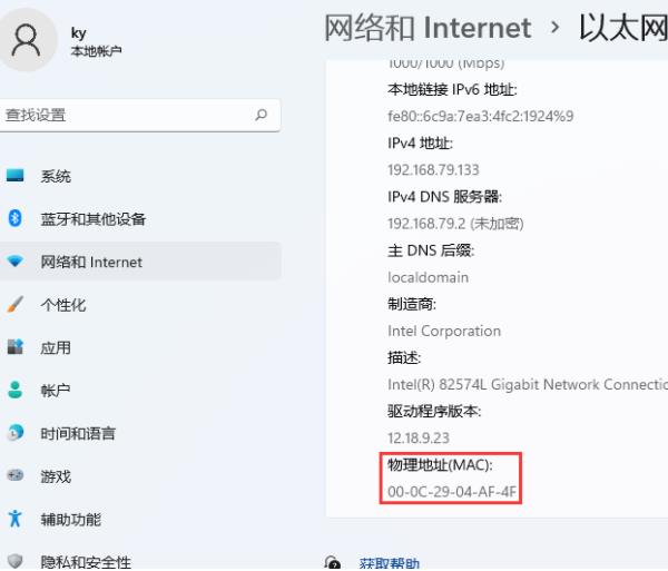 win11网卡mac地址怎么查看?Win11使用命令获取网卡MAC地址的方法