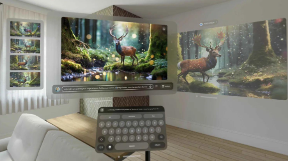 Adobe在Vision Pro头显中推出Firefly技术，提供限时免费体验创意生成功能