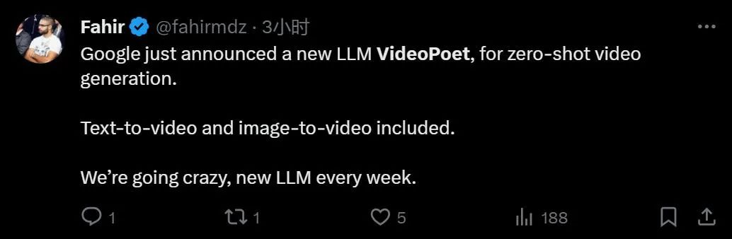 视频生成可以无限长?谷歌VideoPoet大模型上线,网友:革命性技术