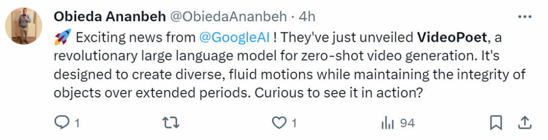 视频生成可以无限长?谷歌VideoPoet大模型上线,网友:革命性技术