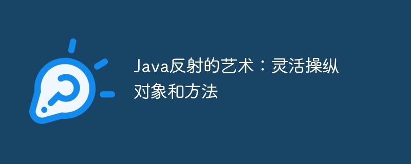 Java反射的艺术:灵活操纵对象和方法