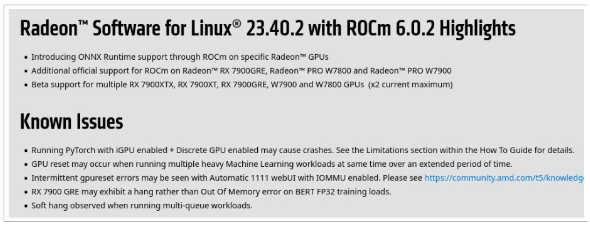 AMD发布新的Linux驱动程序，改善Radeon RX 7900和PRO系列显卡在AI开发上的性能