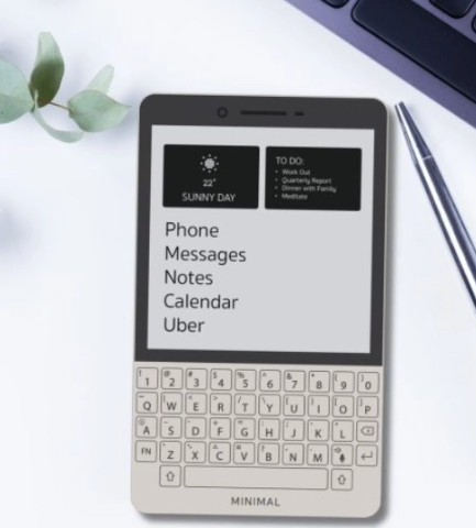Minimal Phone众筹在即,全键盘+墨水屏能否引领新风尚?
