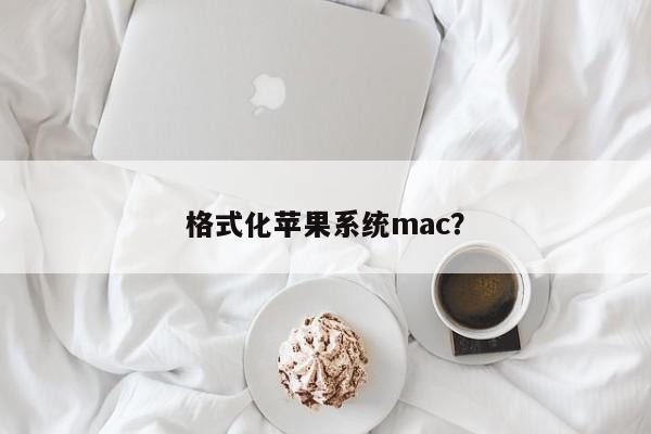 格式化苹果系统mac?