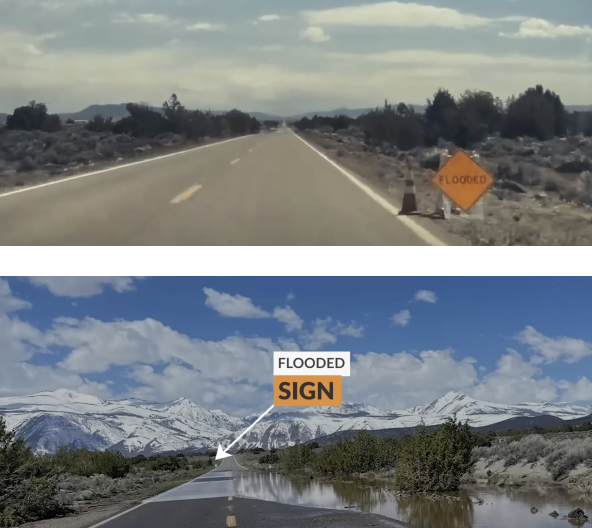 特斯拉FSD系统测试遭事故:车辆冲入积水池塘