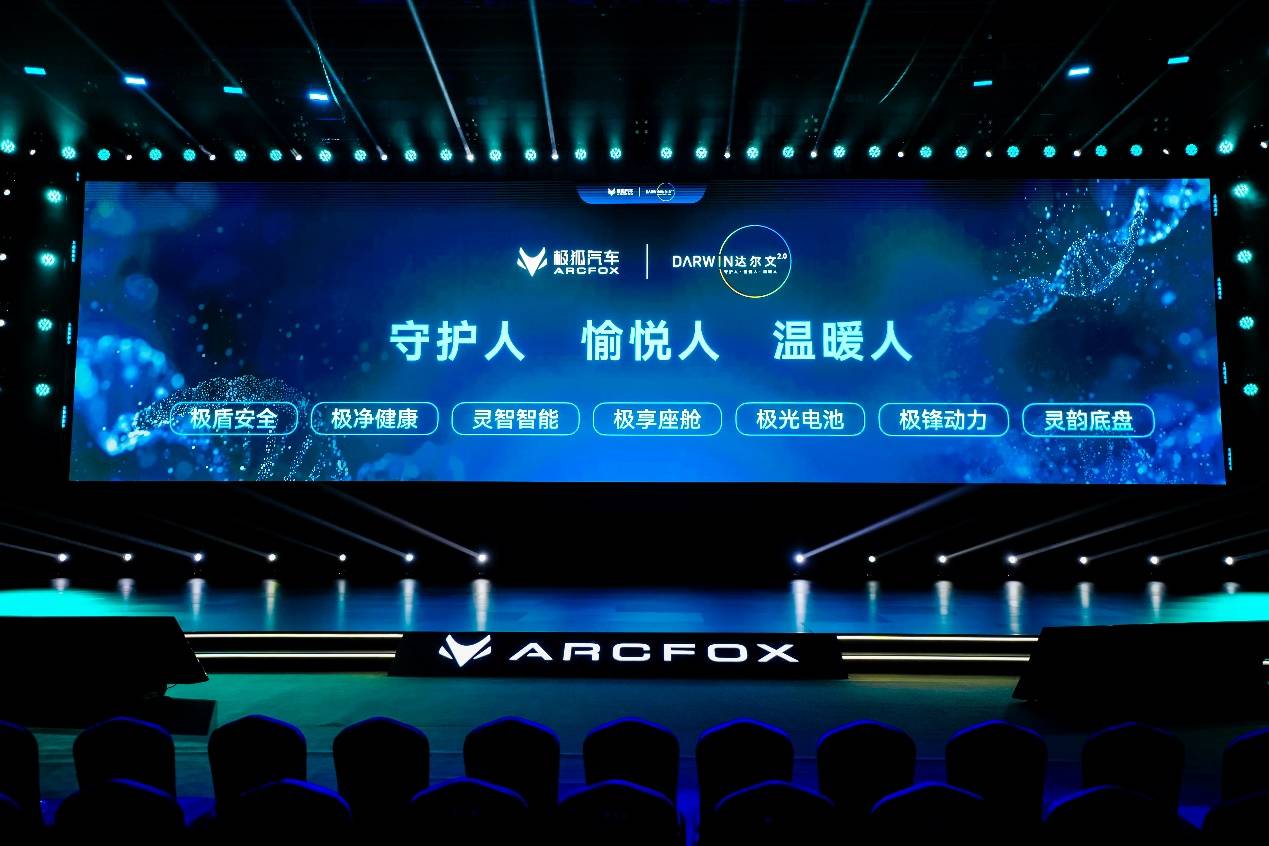 北汽极狐发布达尔文2.0技术体系，引领新能源汽车技术迈向新高度