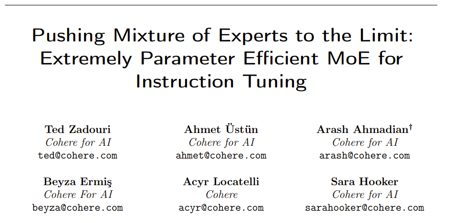 将混合专家推向极限：只需更新0.32%的参数就能完成模型微调
