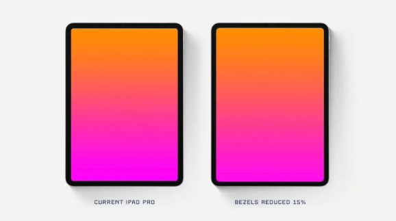 苹果将推出更紧凑OLED iPad Pro:边框收窄10-15%