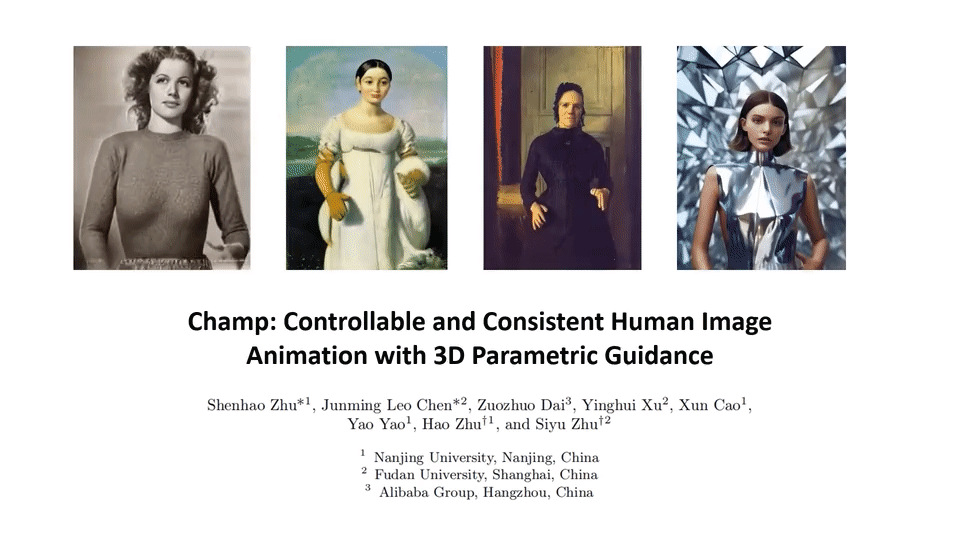 Champ首发开源：人体视频生成新SOTA，5天斩获1k星，demo可玩