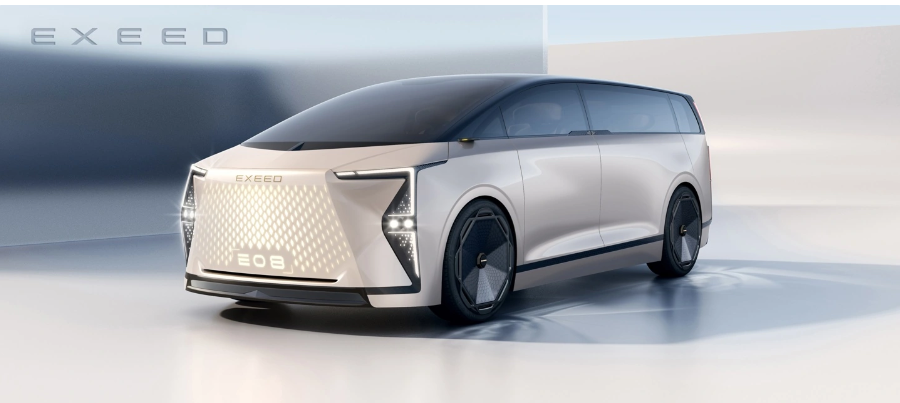 星途E08新能源MPV官图发布,展现风之美学2.0独特魅力