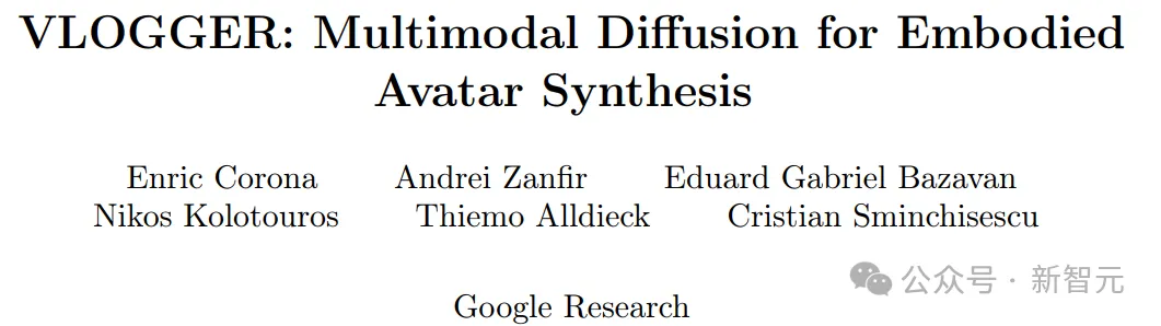 一张图即出AI视频!谷歌全新扩散模型,让人物动起来