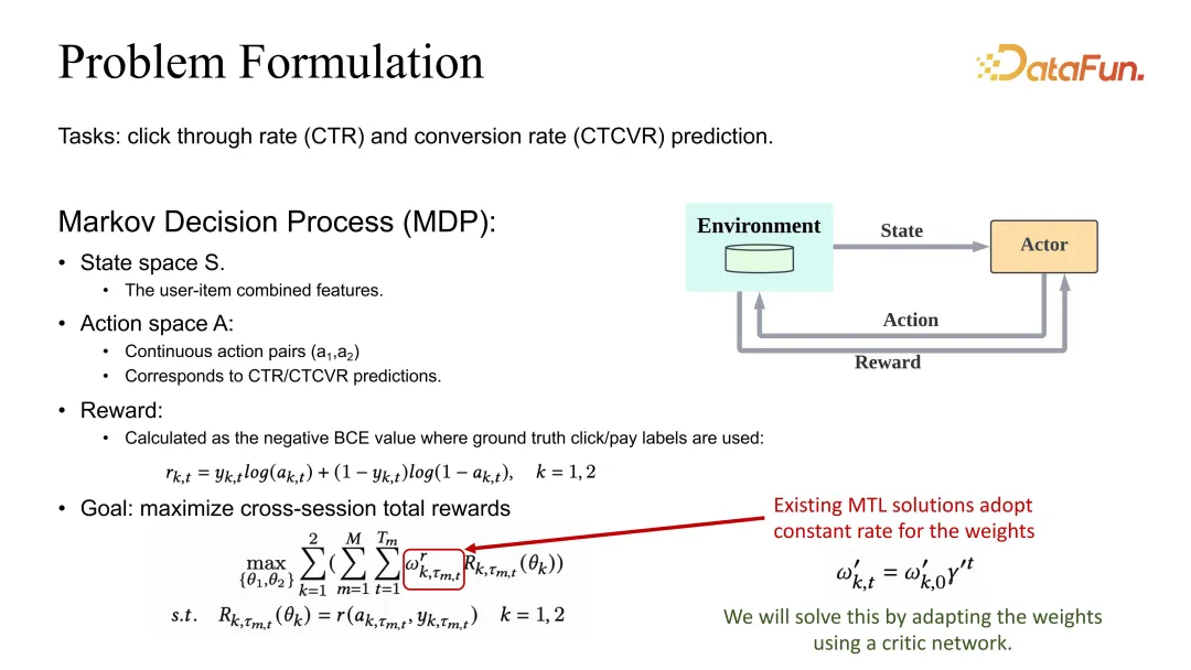 快手强化学习与多任务推荐