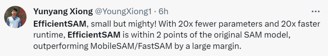 VPR 2024 满分论文!Meta提出EfficientSAM:快速分割一切!