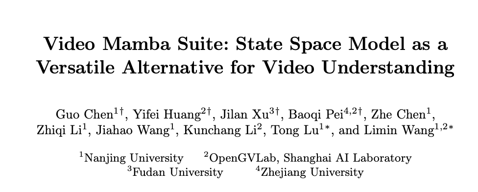 在12个视频理解任务中，Mamba先打败了Transformer