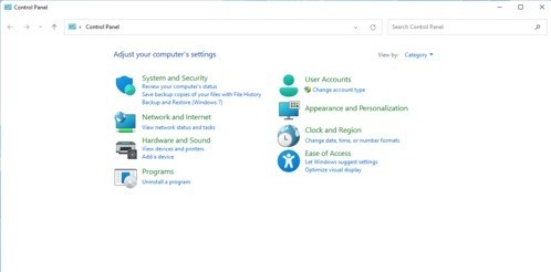 windows11怎么找到控制面板_windows11查看控制面板的方法