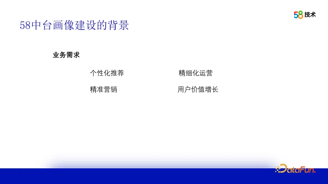 算法在 58 画像平台建设中的应用