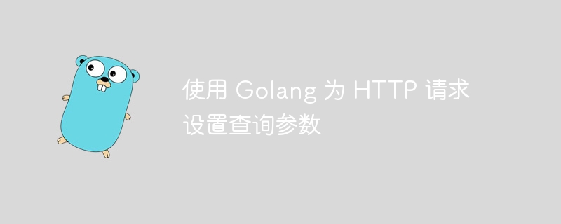 使用 Golang 为 HTTP 请求设置查询参数